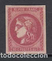 Briefmarken: Francia - Correo 1870 Yvert 49 * Mh