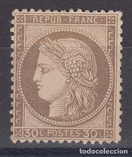Briefmarken: Francia - Correo 1872 Yvert 56 * Mh Normal