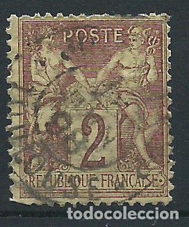 Timbres: Francia - Correo 1877 Yvert 85 Usado