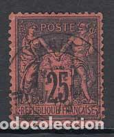 Timbres: Francia - Correo 1877 Yvert 91 Usado