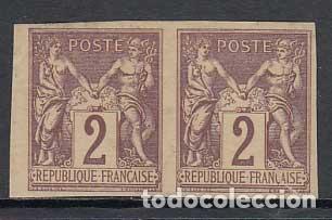 Timbres: Francia - Correo 1877 Yvert 85b * Mh