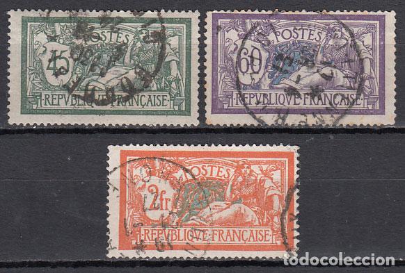 Timbres: Francia - Correo 1906 Yvert 143/45 usado