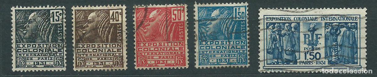 Timbres: Francia - Correo 1931 Yvert 270/4 usado