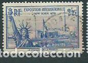 Selos: Francia - Correo 1939 Yvert 426 usado Expo de Nueva York