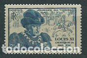 Briefmarken: Francia - Correo 1945 Yvert 743 usado Luis XI