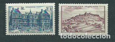 Briefmarken: Francia - Correo 1946 Yvert 759/60 usado Monumentos