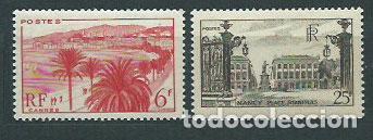 Briefmarken: Francia - Correo 1947 Yvert 777/8 ** Mnh Monumentos