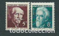 Briefmarken: Francia - Correo 1948 Yvert 820/1 ** Mnh Personejes