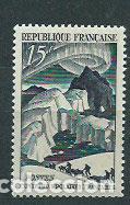 Briefmarken: Francia - Correo 1949 Yvert 829 ** Expediciones polares