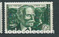 Briefmarken: Francia - Correo 1951 Yvert 890 usado Vicente d&acute;Indy