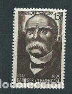 Briefmarken: Francia - Correo 1951 Yvert 918 ** Mnh Georges Clemenceau