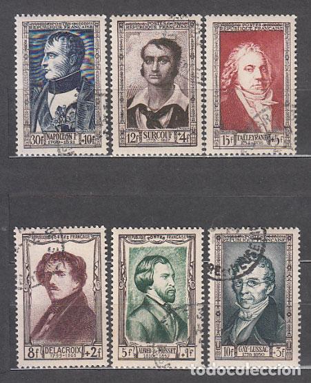 Briefmarken: Francia - Correo 1951 Yvert 891/6 usado Personajes del siglo XIX