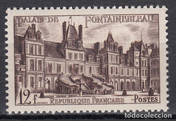Briefmarken: Francia - Correo 1951 Yvert 878 ** Mnh Castillo de Fontaineblau