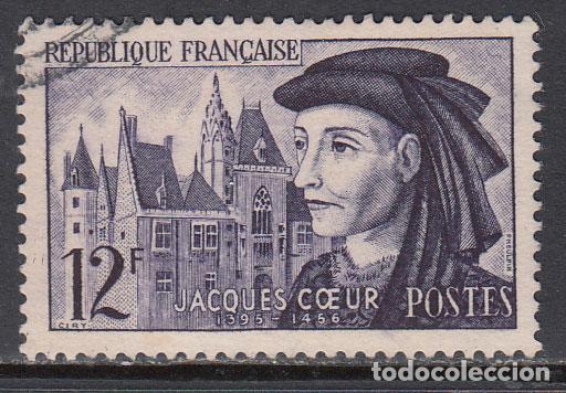 Selos: Francia - Correo 1955 Yvert 1034 usado Jacques Coeur