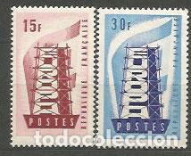 Sellos: Francia - Correo 1956 Yvert 1076/7 * Mnh Europa