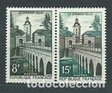 Sellos: Francia - Correo 1957 Yvert 1105/6 ** Mnh