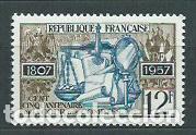 Sellos: Francia - Correo 1957 Yvert 1107 ** Mnh