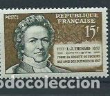 Sellos: Francia - Correo 1957 Yvert 1139 ** Mnh Qu&iacute;mico