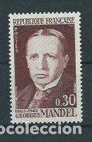Briefmarken: Francia - Correo 1964 Yvert 1423 ** Mnh Georges Mandel