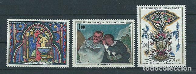 Briefmarken: Francia - Correo 1966 Yvert 1492/4 ** Mnh Arte