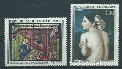 Briefmarken: Francia - Correo 1967 Yvert 1530/1 ** Mnh Arte