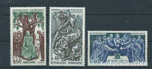 Briefmarken: Francia - Correo 1967 Yvert 1537/9 ** Mnh Personajes hist&oacute;ricos