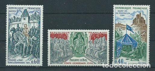 Briefmarken: Francia - Correo 1968 Yvert 1577/9 ** Mnh Personajes hist&oacute;ricos