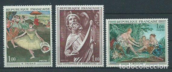 Briefmarken: Francia - Correo 1970 Yvert 1652/4 ** Mnh Arte