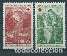 Briefmarken: Francia - Correo 1970 Yvert 1661/2 ** Mnh Cruz roja