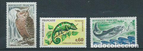 Briefmarken: Francia - Correo 1971 Yvert 1692/4 ** Mnh Fauna