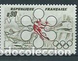 Briefmarken: Francia - Correo 1972 Yvert 1705 usado Olimpiadas de Sapporo