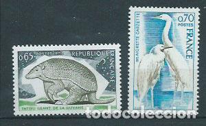 Briefmarken: Francia - Correo 1974 Yvert 1819/20 ** Mnh Fauna