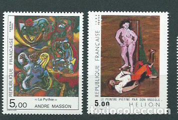 Sellos: Francia - Correo 1984 Yvert 2342/3 ** Mnh Pinturas