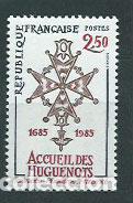 Sellos: Francia - Correo 1985 Yvert 2380 ** Mnh Cruz Hugonota