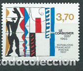 Sellos: Francia - Correo 1987 Yvert 2470 ** Mnh Le Corbusieer