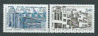 Sellos: Francia - Correo 1987 Yvert 2471/2 ** Mnh Arquitectura
