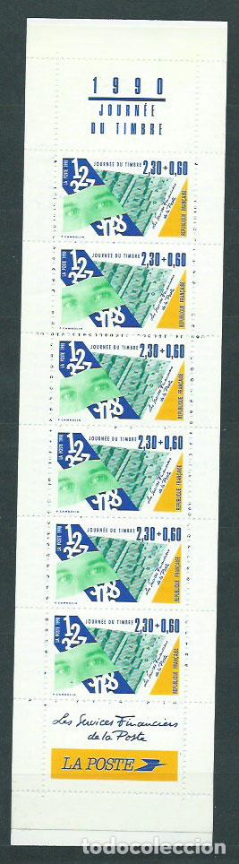 Sellos: Francia - Correo 1990 Yvert 2640A Carnet ** Mnh
