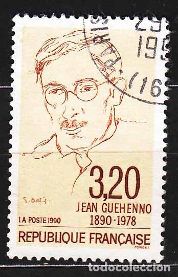 Sellos: Francia - Correo 1990 Yvert 2641 usado Jean Guehenmo