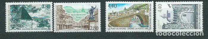 Sellos: Francia - Correo 1995 Yvert 2954/7 ** Mnh Turismo