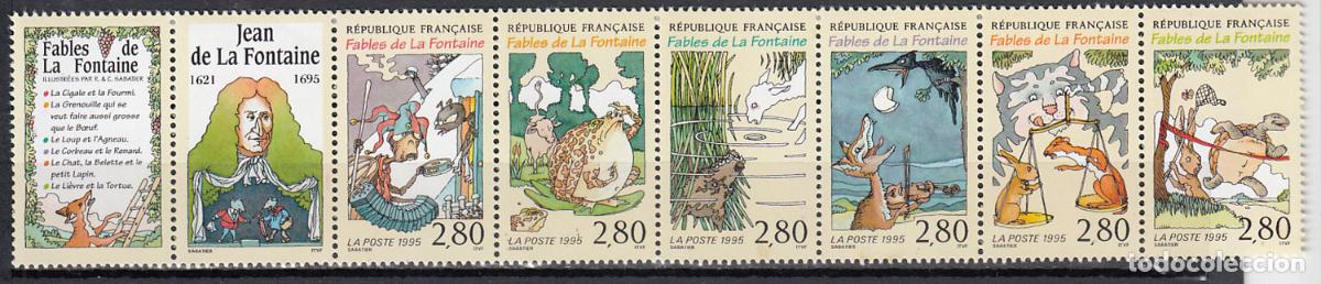 Sellos: Francia - Correo 1995 Yvert 2958/63 ** Mnh Fabulas