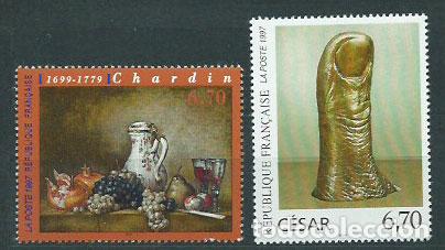 Sellos: Francia - Correo 1997 Yvert 3104/5 ** Mnh Artes