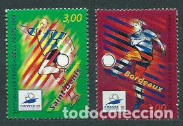 Sellos: Francia - Correo 1998 Yvert 3130/1 ** Mnh Fauna f&uacute;tbol