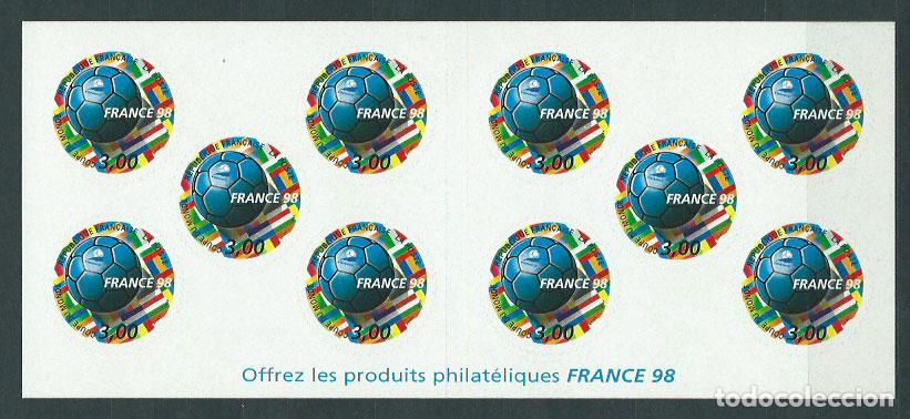 Sellos: Francia - Correo 1998 Yvert 3140 Carnet ** Mnh Deportes f&uacute;tbol