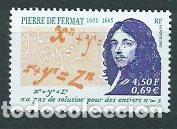 Briefmarken: Francia - Correo 2001 Yvert 3420 ** Mnh Pierre de Fermat