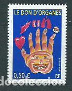 Briefmarken: Francia - Correo 2004 Yvert 3677 ** Mnh Donaci&oacute;n de &oacute;rganos