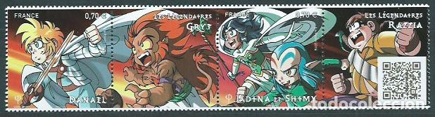 Timbres: Francia - Correo 2016 Yvert 5081/82 ** Mnh Los Legendarios