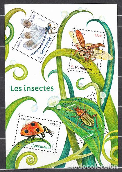 Timbres: Francia - Correo 2017 Yvert 5148/50 ** Mnh Fauna insectos