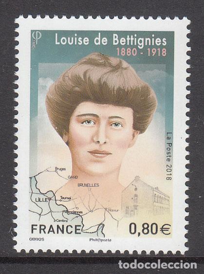 Timbres: Francia - Correo 2018 Yvert 5266 ** Mnh Louise de Bettignies
