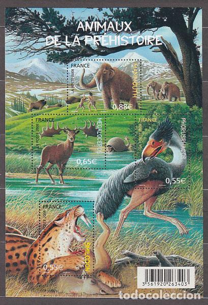 Timbres: Francia - Hojas 2008 Yvert 119 ** Mnh Fauna prehist&oacute;rica