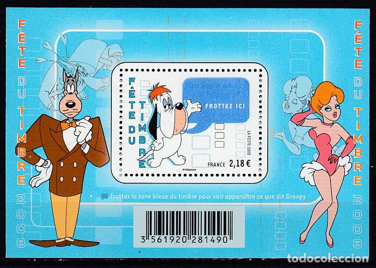 Timbres: Francia - Hojas 2008 Yvert 116 ** Mnh Fiesta del Sello. - Dibujos Animados - Dro